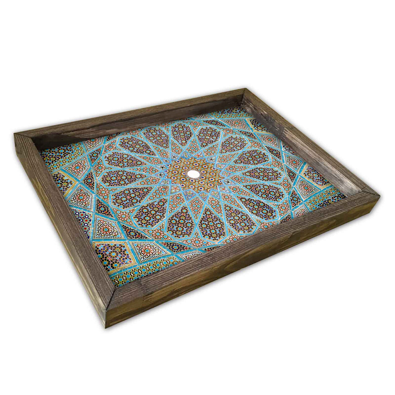 Tava pentru servire, AT-032, 30x40 cm, Multicolor - imagine 3
